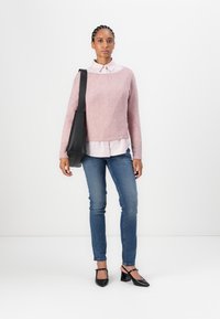TOM TAILOR DENIM SOFT BOAT NECK - Džemperis - antique rose