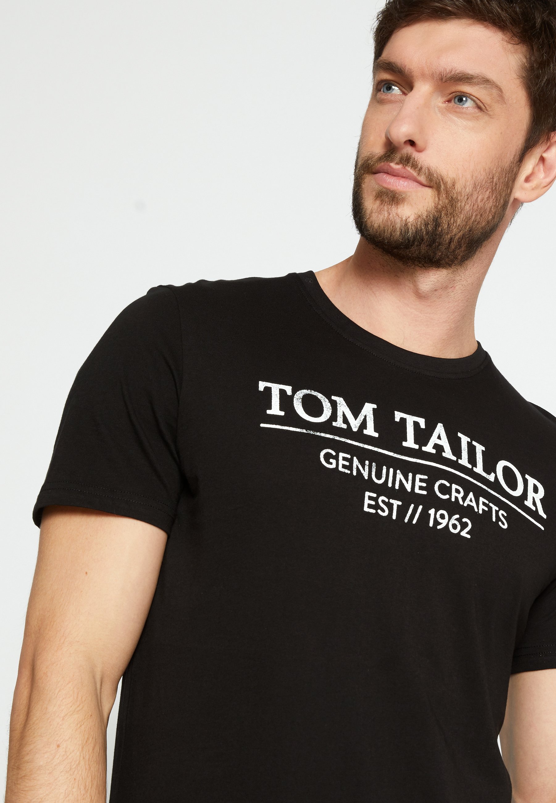 TOM TAILOR T-Shirt Uomo Con Stampa – Casual, Cotone, Linea BE PART