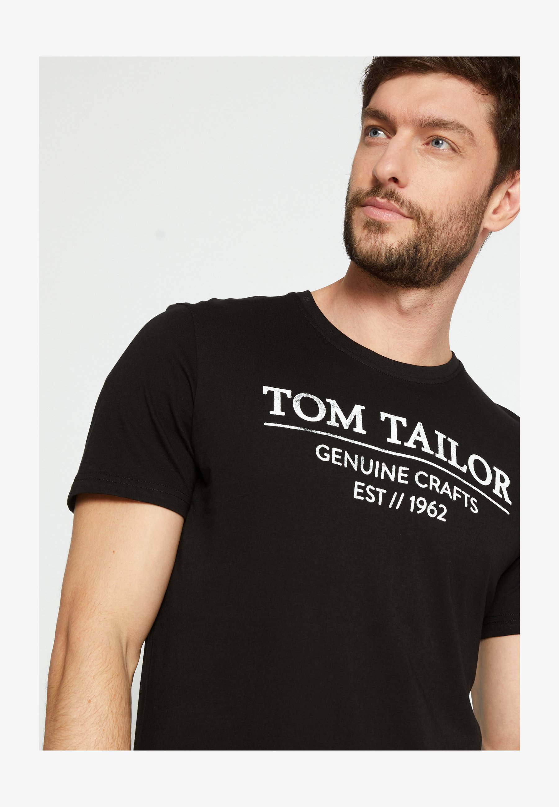 TOM TAILOR T-Shirt Uomo Con Stampa – Casual, Cotone, Linea BE PART