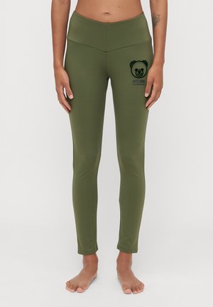 HOME PANTS - Pantaloni del pigiama - olive