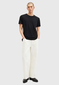 AllSaints FIGURE CREW - T-shirt basic - black