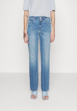 LEAF - Bootcut jeans - mid blue