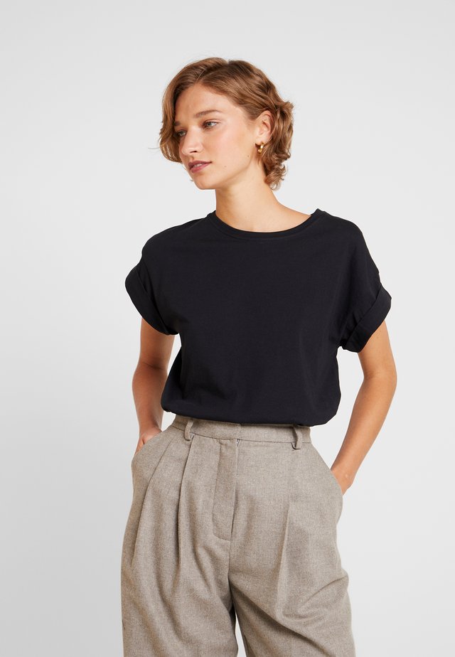 ALVA TEE - T-shirts - black