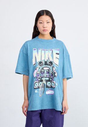 TEE - T-shirt imprimé - smokey blue