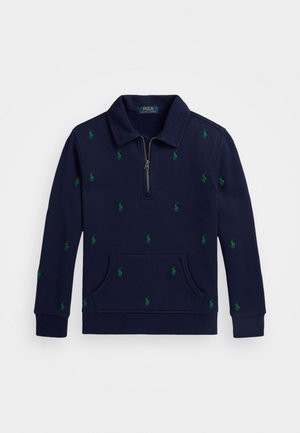 POLO PONY FLEECE COLLARED SWEATSHIRT - Pulover - refined navy/c5229