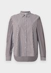 ONLSEGA OVERSIZED SHIRT - Chemisier - chicory coffee/blue/white