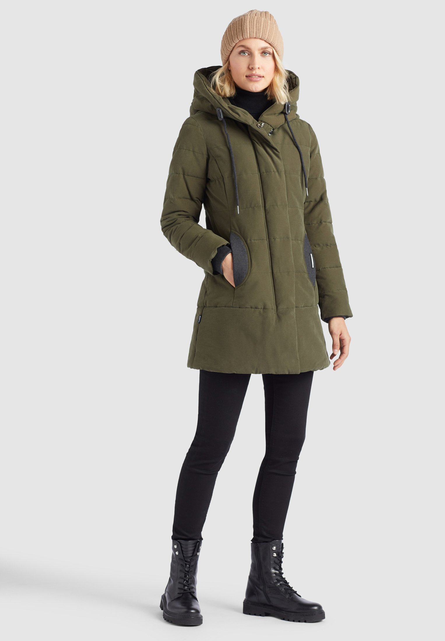 khujo SHERMA2 - Abrigo de invierno - oliv/verde oliva - Zalando.es