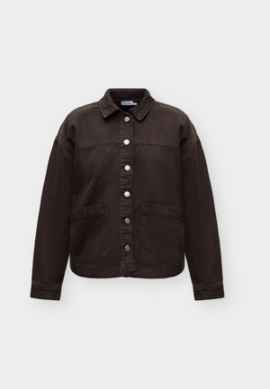 Vero Moda, VMJAMIE LS DENIM SHACKET MIX GA NOOS - Veste en jean - chocolate torte detail/washed
