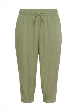 Kaffe Curve KCMILLE - Trousers - oil green
