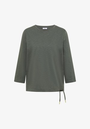 Cecil, SOLID-COLOUR 3/4-SLEEVE ROUND-NECK SHIRT - T-shirt à manches longues - dried olive green