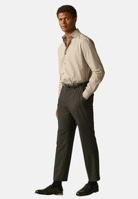 Next Cămașă - neutral brown linen blend