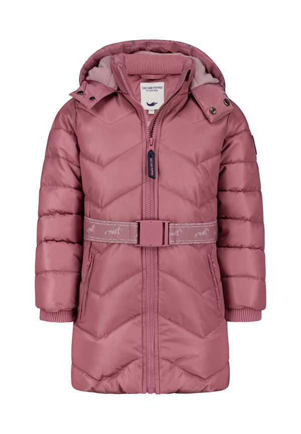 STEPPMANTEL BELT HORSE - Wintermantel - rosewood