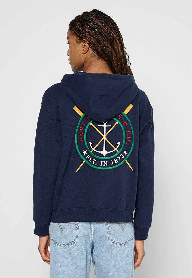 Levi’s® Sweater met rits blauw