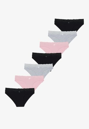 Anna Field by Zalando 7 PACK - Briefs - light pink/grey/black