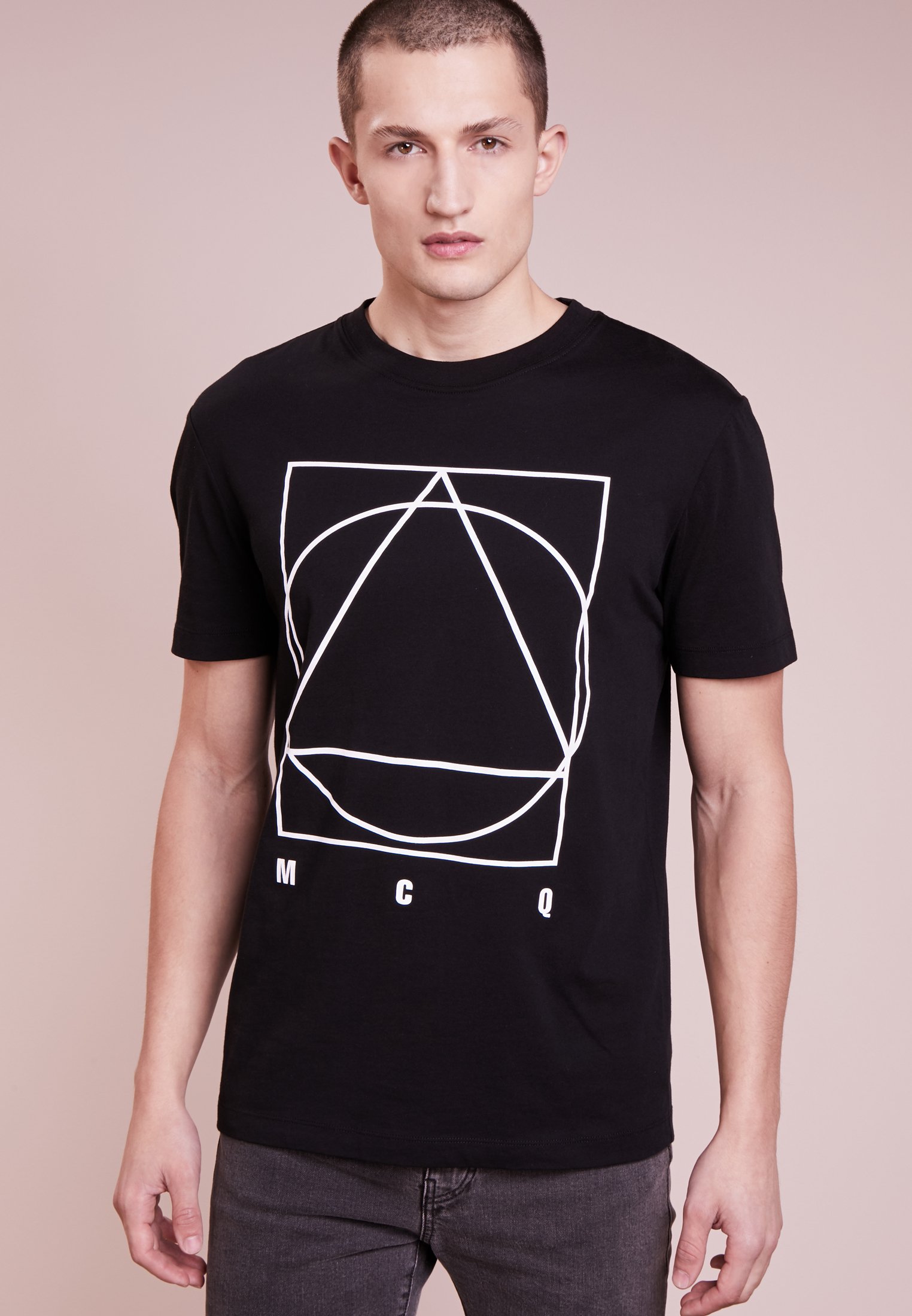 McQ by ALEXANDER McQUEEN × Yoshiyasu Tamura アレキサンダーマックイーン × 田村吉康 マンガ パッチワーク デニム 29 未着用 Mcq By Alexander Mcqueen Mcqueen Bottoms Embroidery Logo On Legs