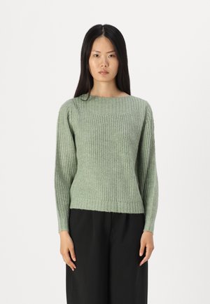 ONLY ONLFILIZ BOAT NECK - Džemper - hedge green