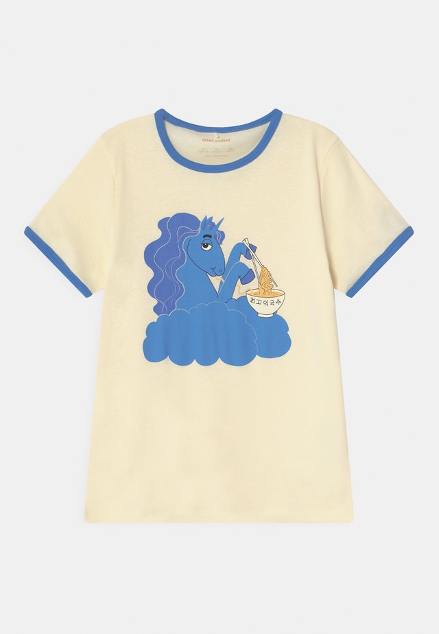 UNICORN NOODLES UNISEX - T-shirt print - blue