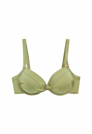 SHAPING PADDED WIRED STANDARD - Bikinitop - khaki green