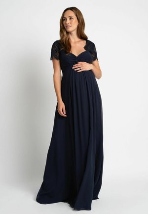 Seraphine MATERNITY  LACE SLEEVE SILK PREMIUM DRESS - Robe de cocktail - midnight blue