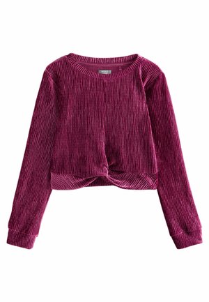 Next, VELOUR - Langærmet T-shirt - burgundy red