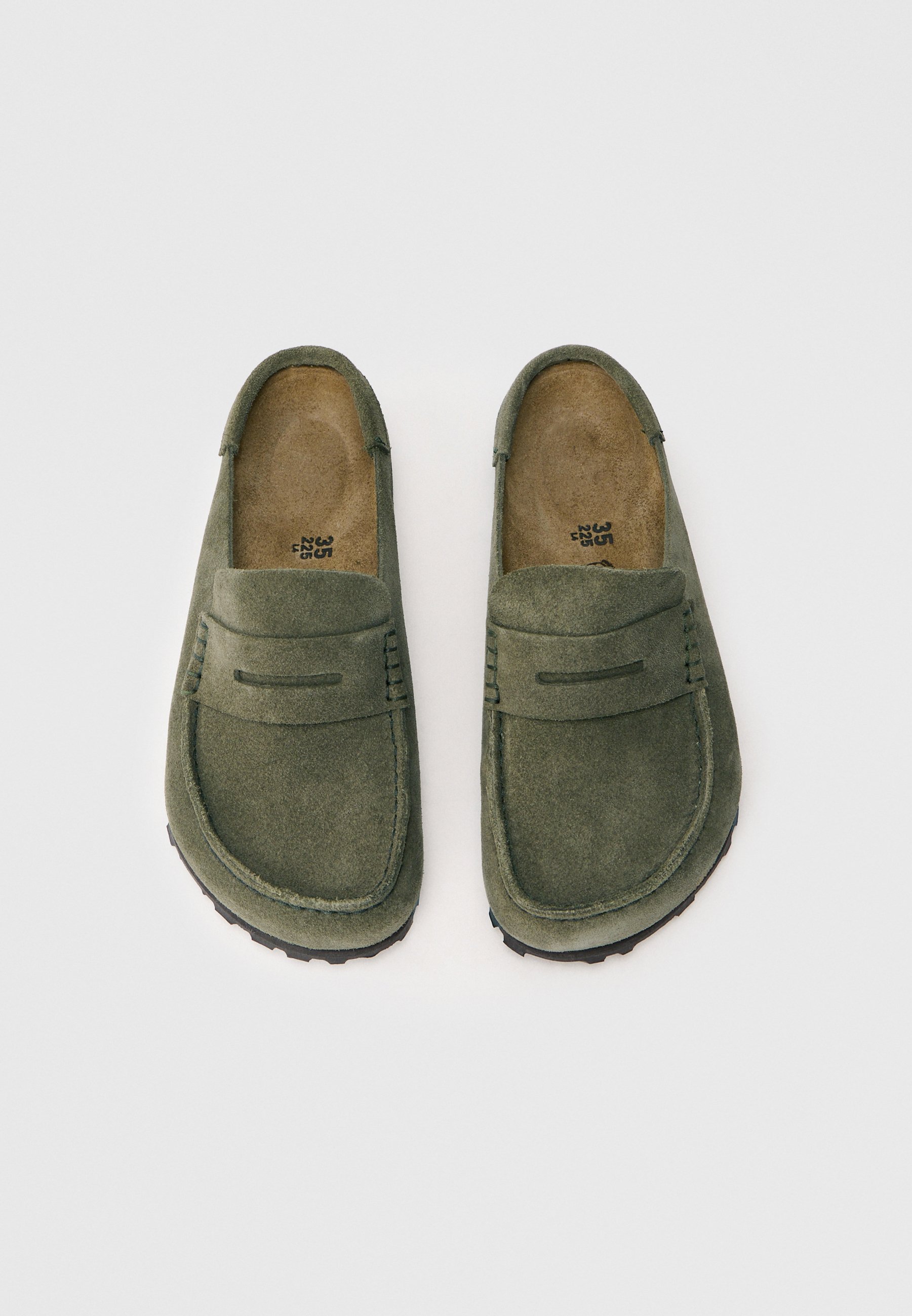 Birkenstock NAPLES UNISEX - Mules - thyme/khaki - Zalando