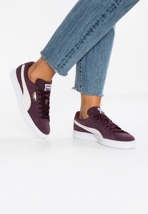 Baskets basses - bordeaux