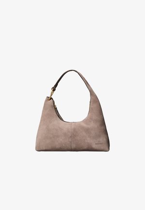 Calvin Klein, SLOUCHY - Дамска чанта - beige