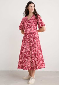 Seasalt Cornwall - NANCY - Jersey dress - red saltwater ditsy scarlet Thumbnail Image 1