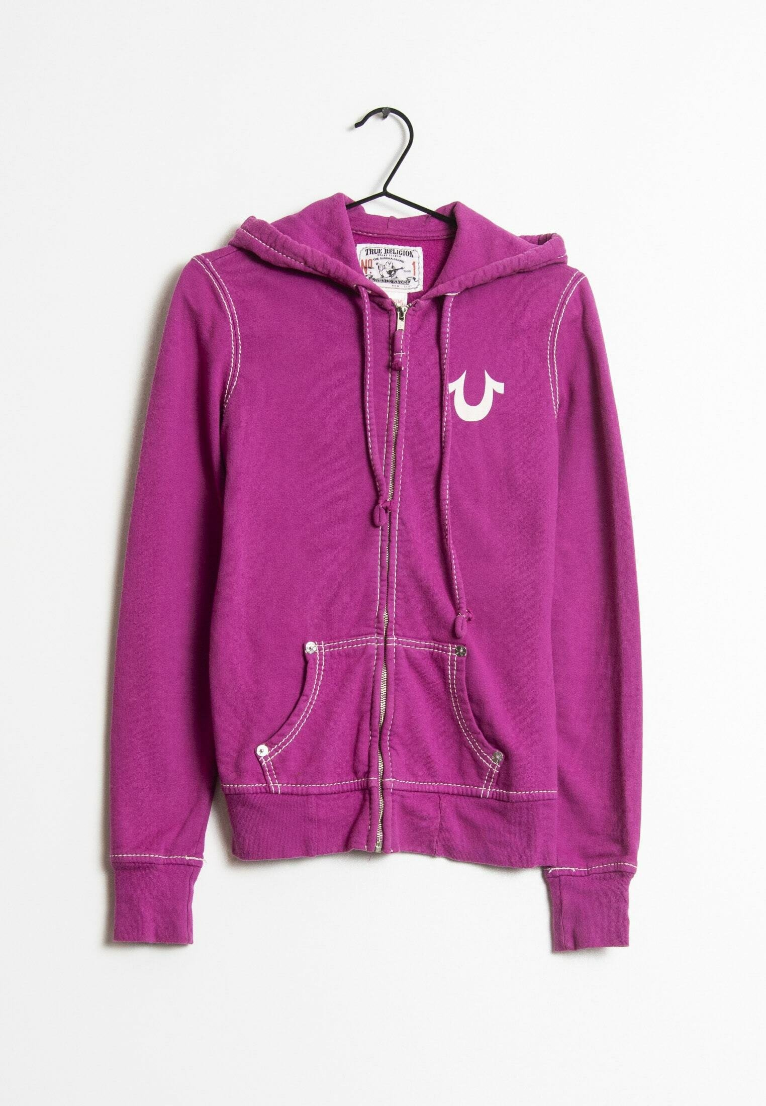 True Religion Zip-up sweatshirt - pink 