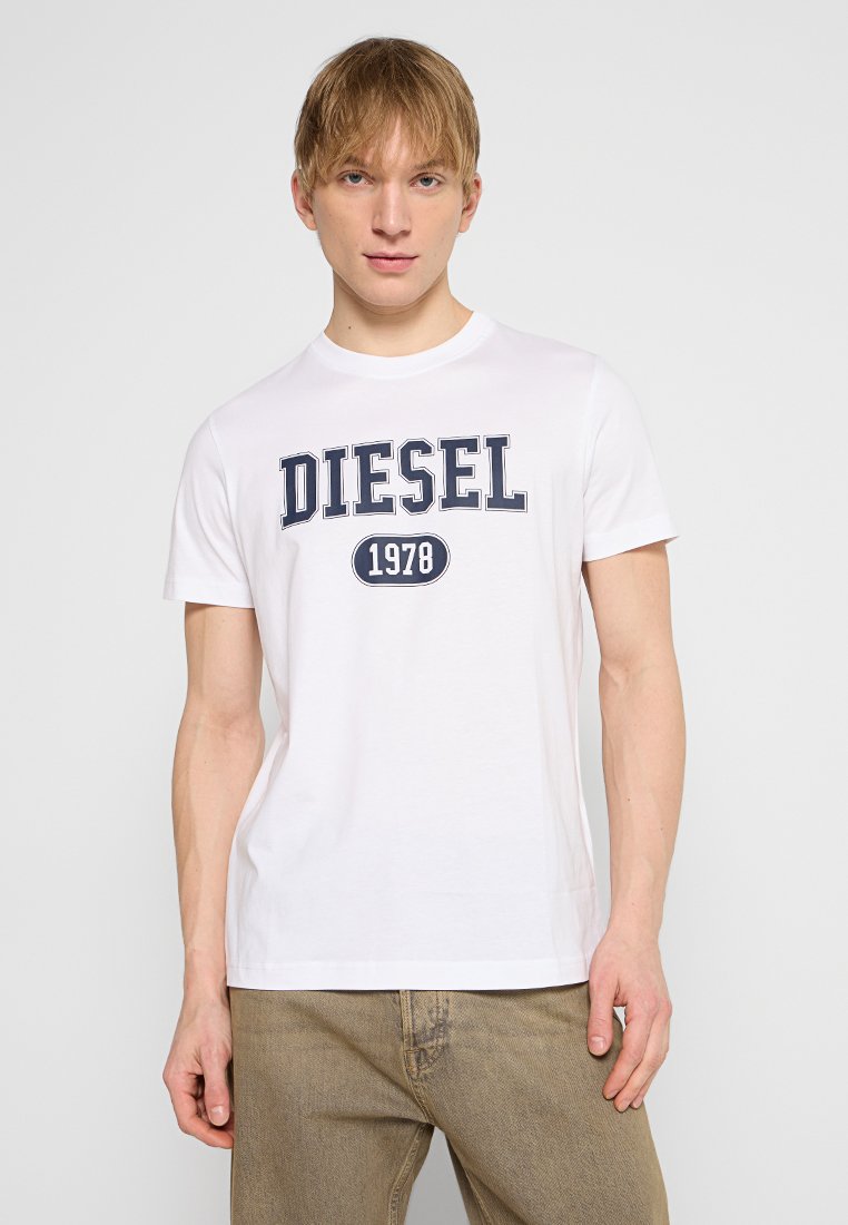 Diesel T-shirt print wit