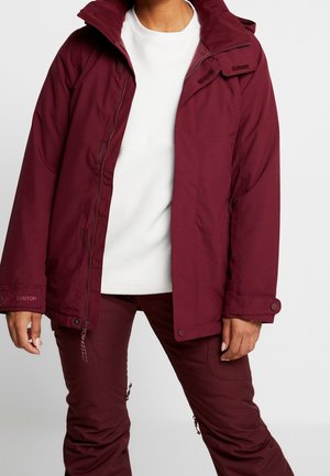 Lumilautailutakki - dark red