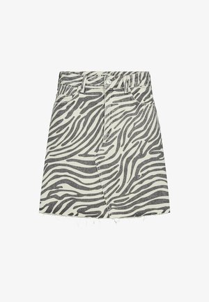 Ivy Copenhagen, IVY-ANGIE SKIRT FADED ZEBRA - Τζιν φούστα - 989 faded zebra