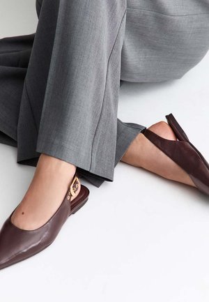 New Look, POINTED TOE SLINGBACK PUMPS - Slingback ballerina´s - burgundy
