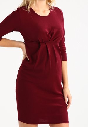 Jerseykleid - bordeaux