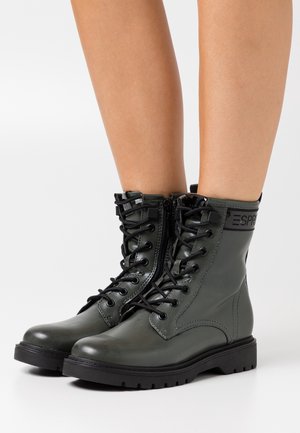 Esprit, Bottines à lacets - dark green