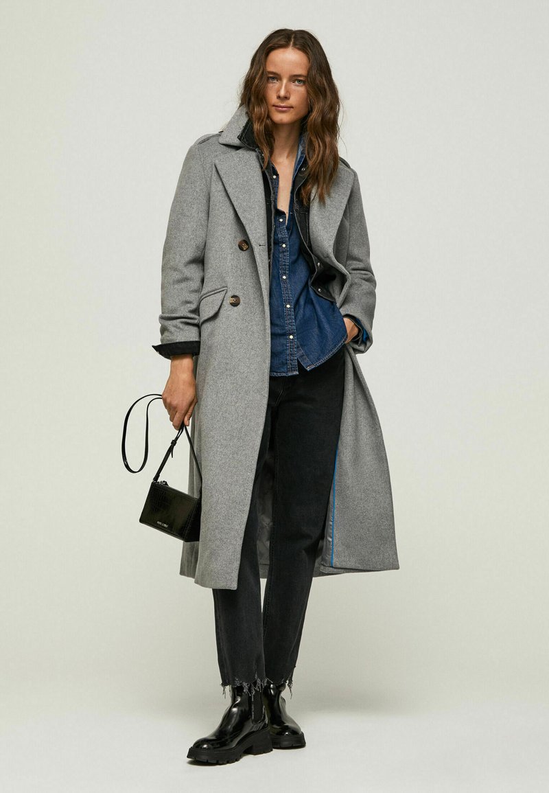Pepe Jeans Abrigo clásico - grey marl/gris claro - Zalando.es