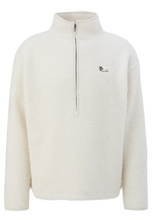 QS MIT HALF-ZIP - Sweat polaire - helles beige