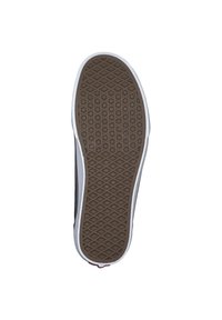 Suola in gomma con un grip a motivo a diamante, colore beige con pareti laterali bianche e design piatto adatto per calzature casual.