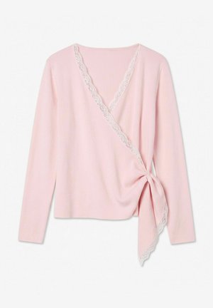 Vero Moda, KNITTED TOP AWMYNTHE KNIT TOP - Gilet - pink a boo