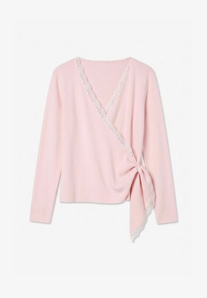 Vero Moda, KNITTED TOP AWMYNTHE KNIT TOP - Gilet - pink a boo