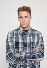 Marc O'Polo OVERSHIRT LONG SLEEVE - Casaco leve - multi/stormy sea