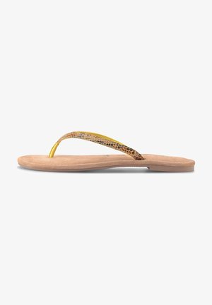 Tamaris SNAKE - T-bar sandals - gelb