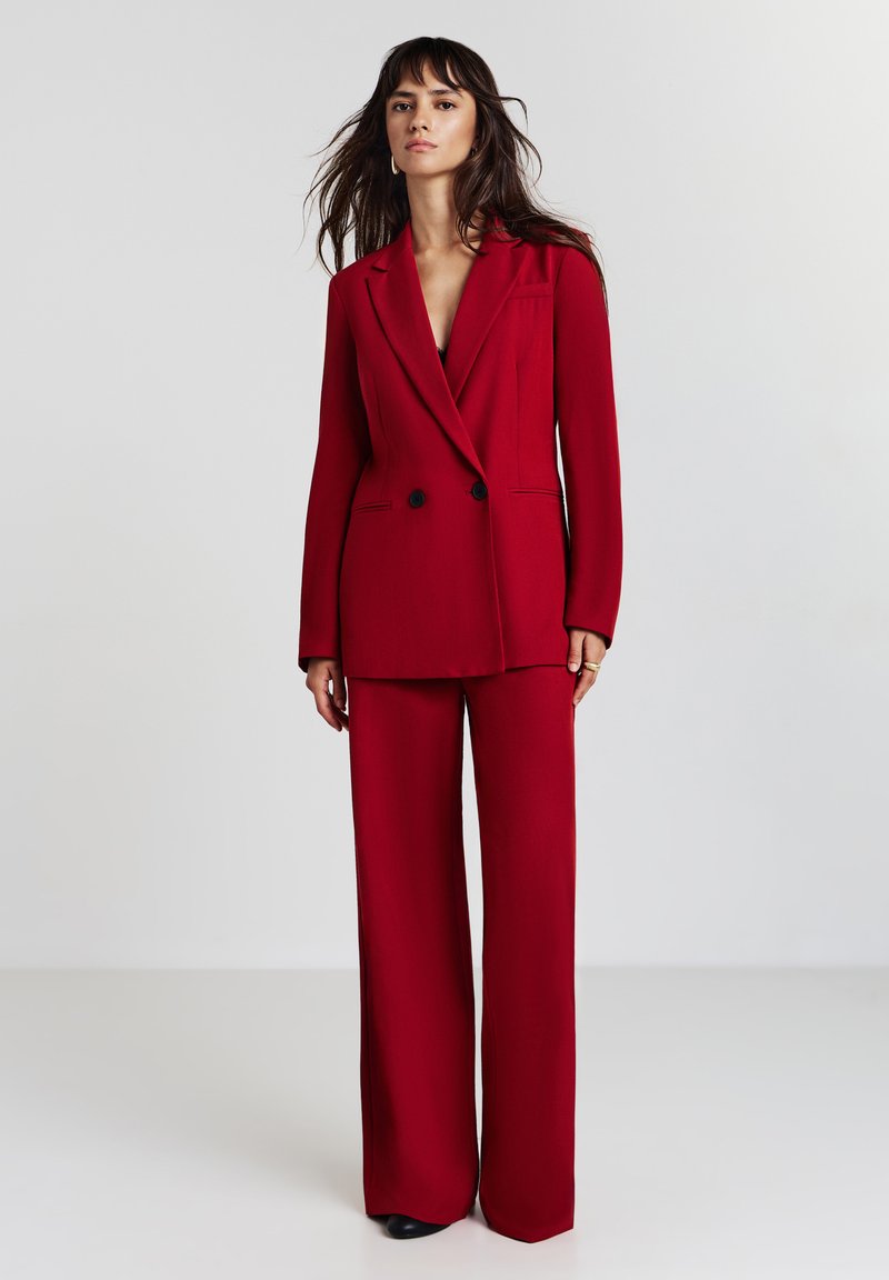 Calliope DOPPIOPETTO DUE Manteau court rosso scuro/rouge foncé