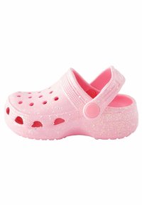 Next - REGULAR FIT - Clogs - pink glitter Miniatuurafbeelding 1