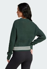 adidas Originals CARDIGAN - Casaco de malha - mineral green