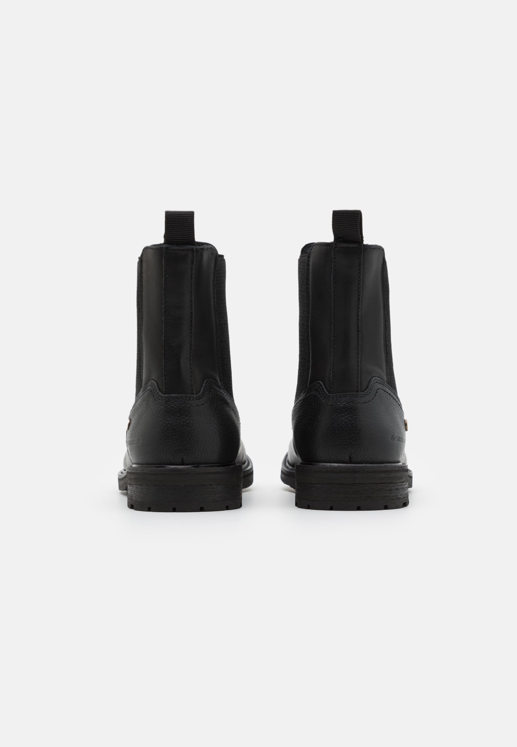 Botines Negros Con Cordones Y Piso Blanco G-Star Raw | Querol