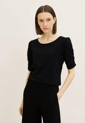 BALLONÄRMELN - Basic T-shirt - deep black