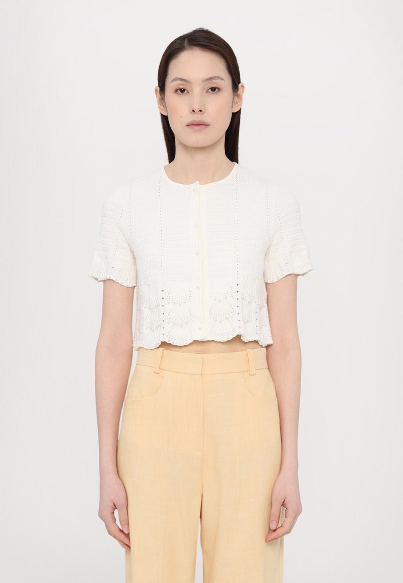 Maje - MIPERLANE - Cardigan - blanc, Forstørre