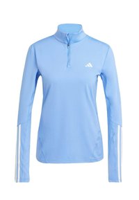 1/4 ZIP - Top dugih rukava - blue fusion   white
