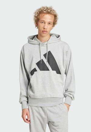 ESSENTIALS BIG - Hoodie - medium grey/heather black